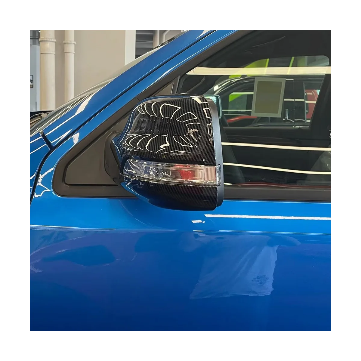 1pár Auto Zpětné Zrcátko, Kryt Střihu pro Dodge Ram 1500 TRX T-Rex 2023 Boční Křídlo Zadní Zrcadlo Čepice stříbření Obrázek 4