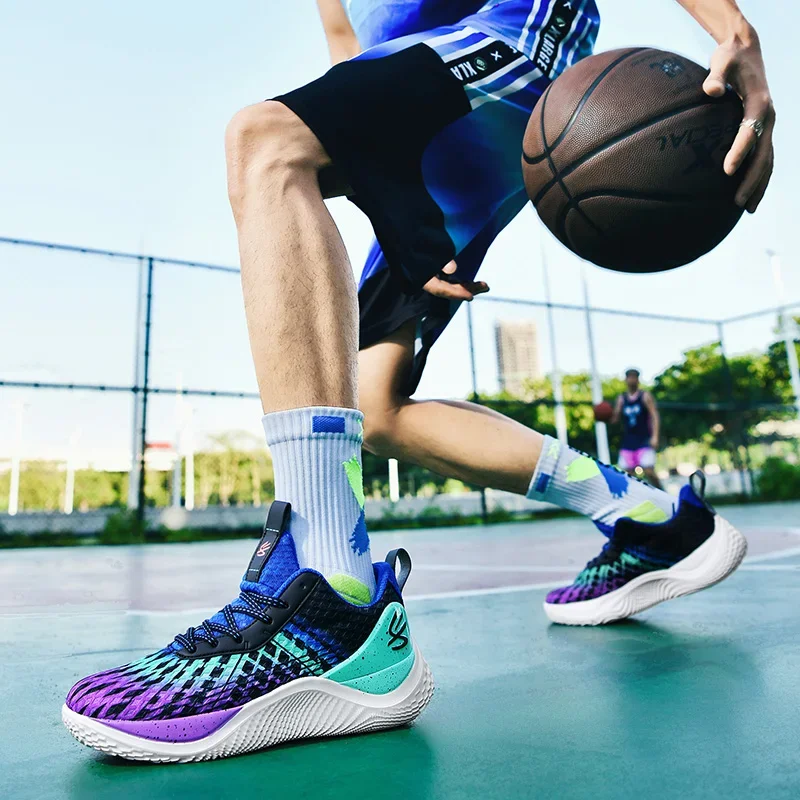 2023basketball boty mužské podzim nový student prodyšné low-top anti-slip boji proti nezaměstnanosti mladých lidí čalouněná sportovní obuv žena Obrázek 2