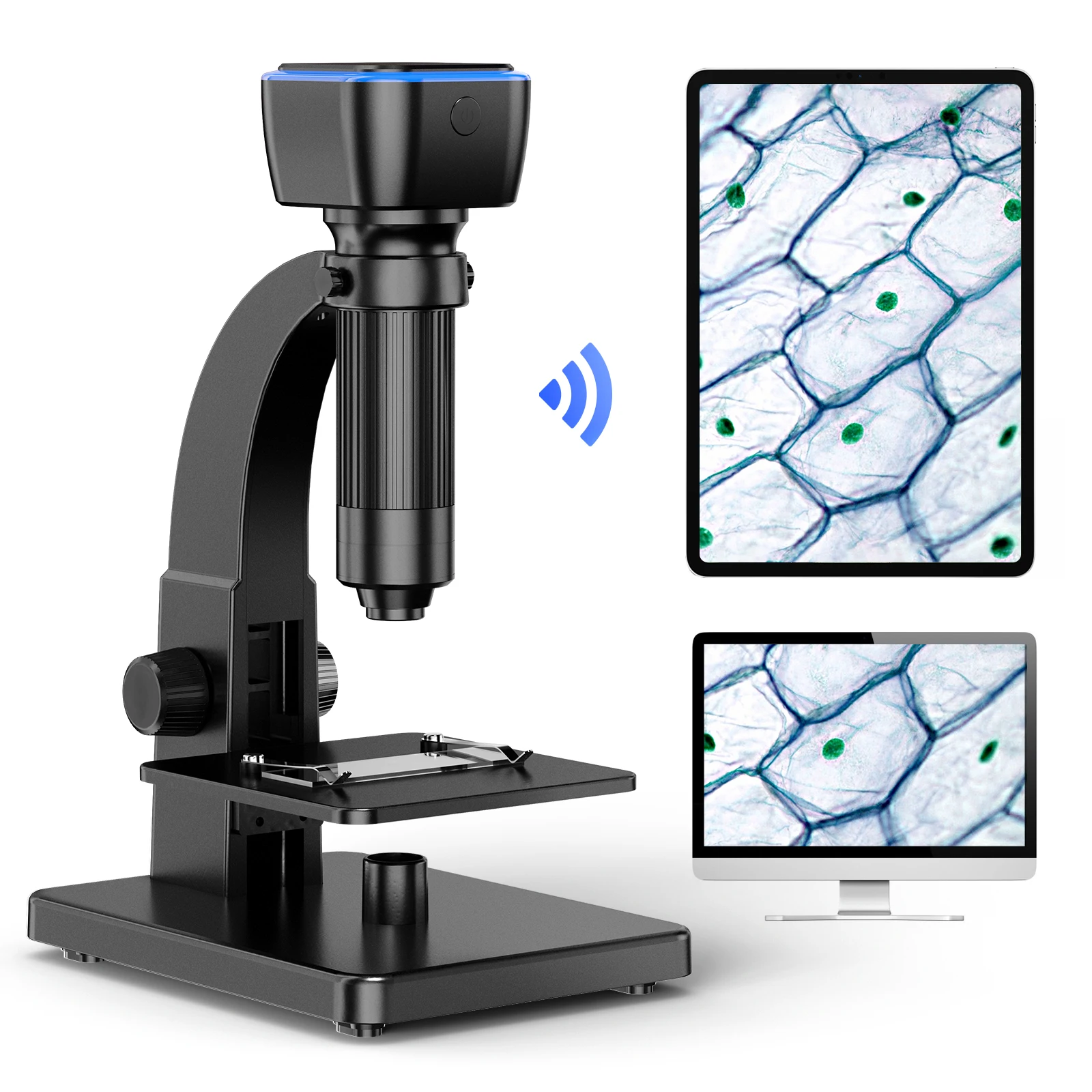 Digitální mikroskop s vysokým rozlišením WIFI 2000x 500x dual lens non-displej detekce mobilní prohlížení mikroskopem Obrázek 5