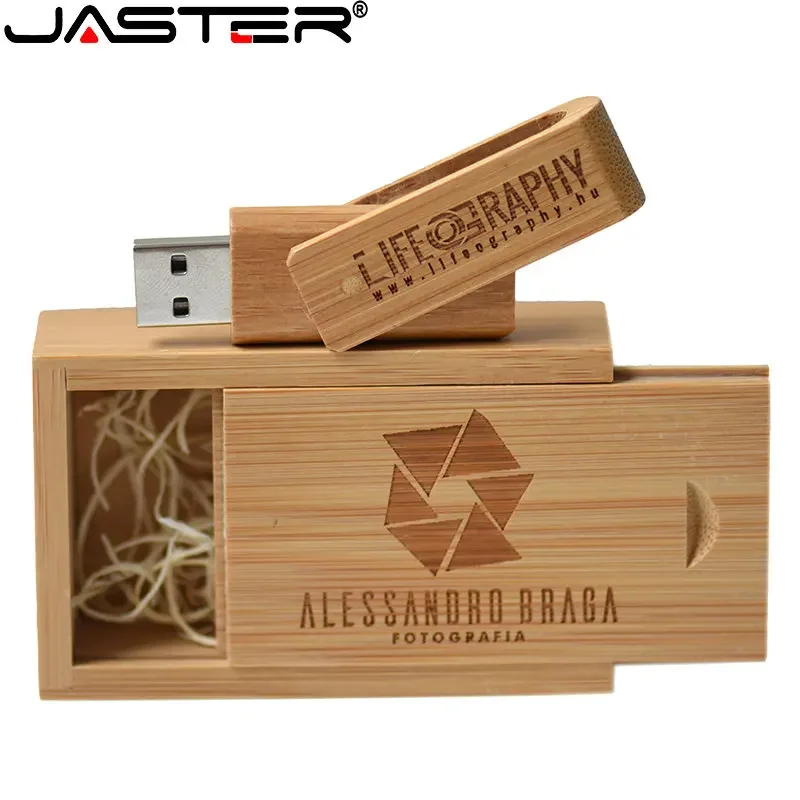 JASTER Dřevěné Otáčet USB 2.0 128 GB Javor U Disk 64GB Zdarma Vlastní LOGO Flash Disk 16G 32G Memory Stick Svatební Fotografie Dárky Obrázek 4