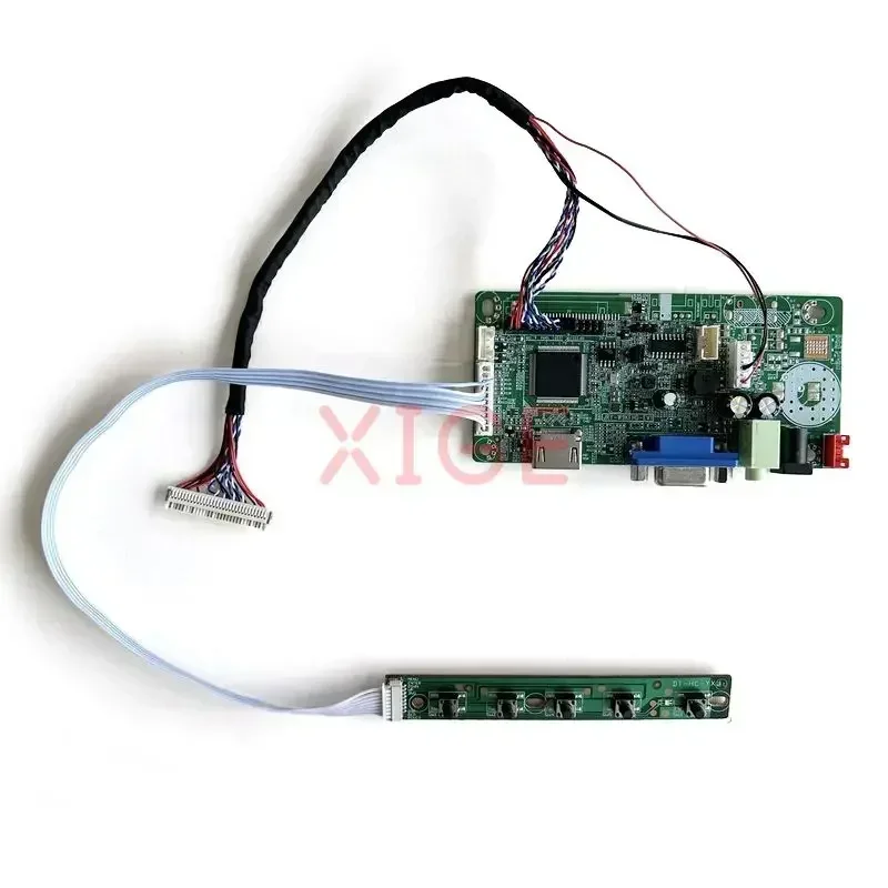 LCD Display Controller Driver Board Fit LP121WX3-TLC1 LTN121AT07 LVDS 30-Pin VGA Displej 12.1