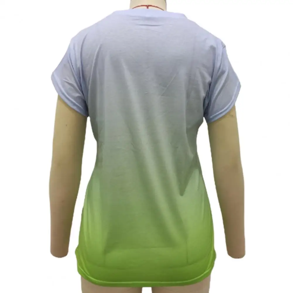 Módní Ženy, v Létě T-shirt Volné Měkké Lady T-shirt Barva Odpovídající Letní Halenka Obrázek 1