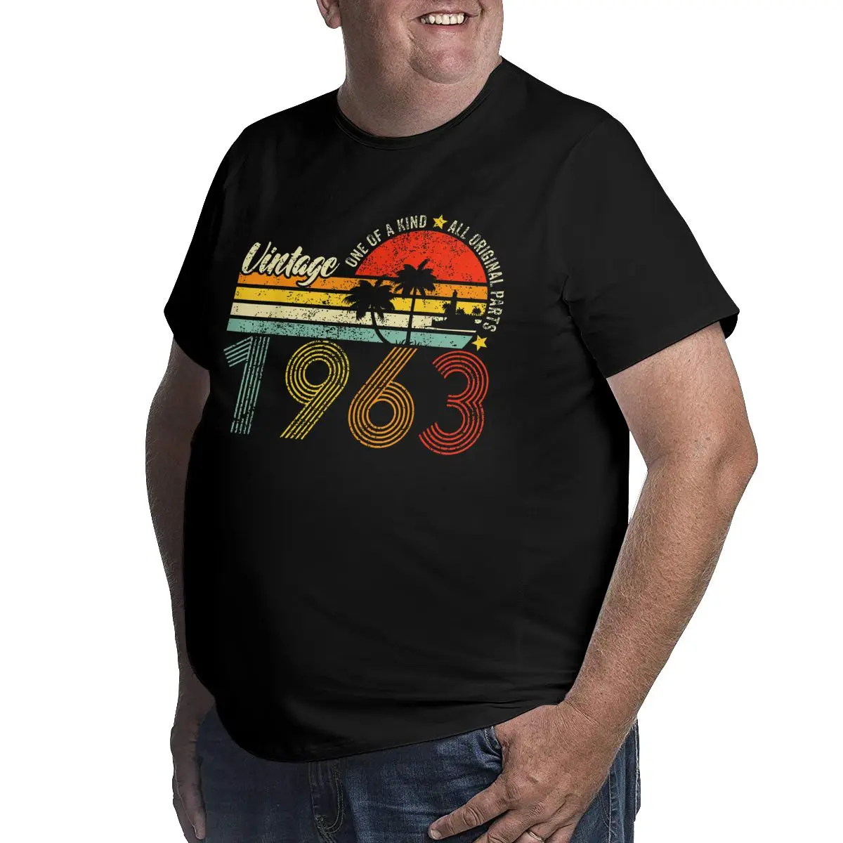 Ročník 1963 Limited Edition T-Košile pro Muže Bavlněné T Košile 60. Narozeniny 60 let Starý Velký Vysoký Tees Plus Velikosti 5XL 6XL Oblečení Obrázek 1