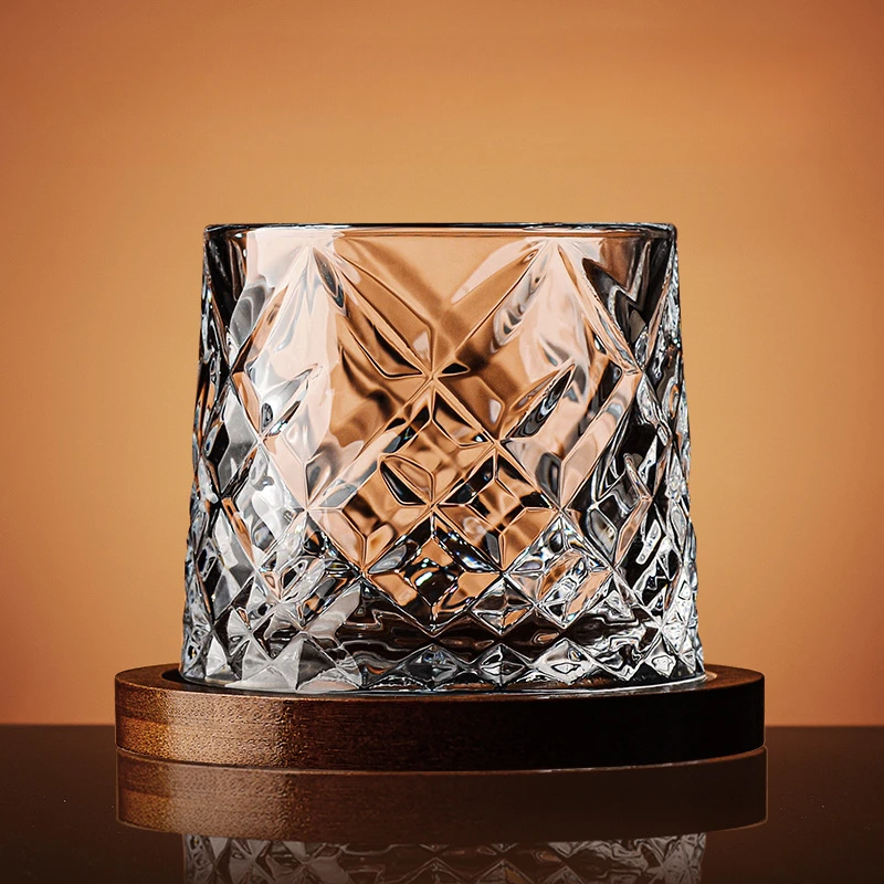 Sklenici Whisky Sklo Vodní Sklo s Základna Otočná Sklo Brandy Zahraniční Víno Cup Obrázek 3